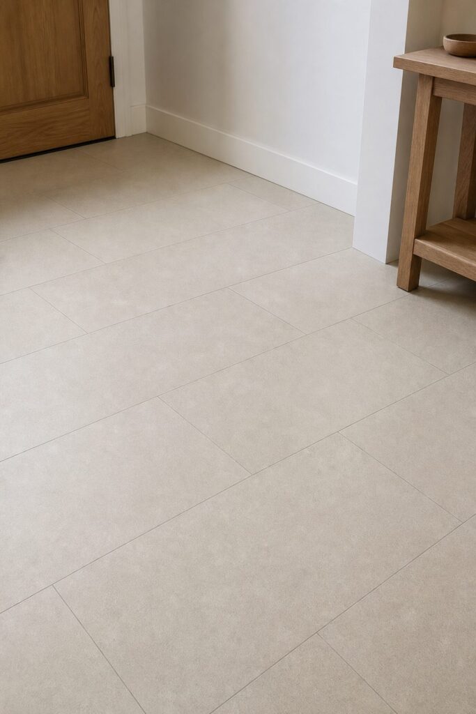 Carrelage imitation béton Beige BETON 30x60 - ambiance entrée