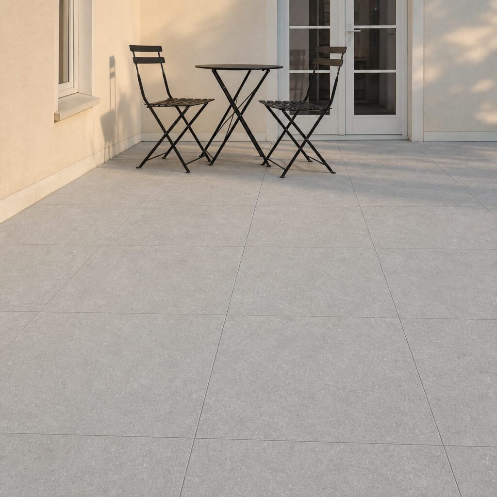 Carrelage extérieur Pearl ACRON 20mm 90x90 - ambiance terrasse