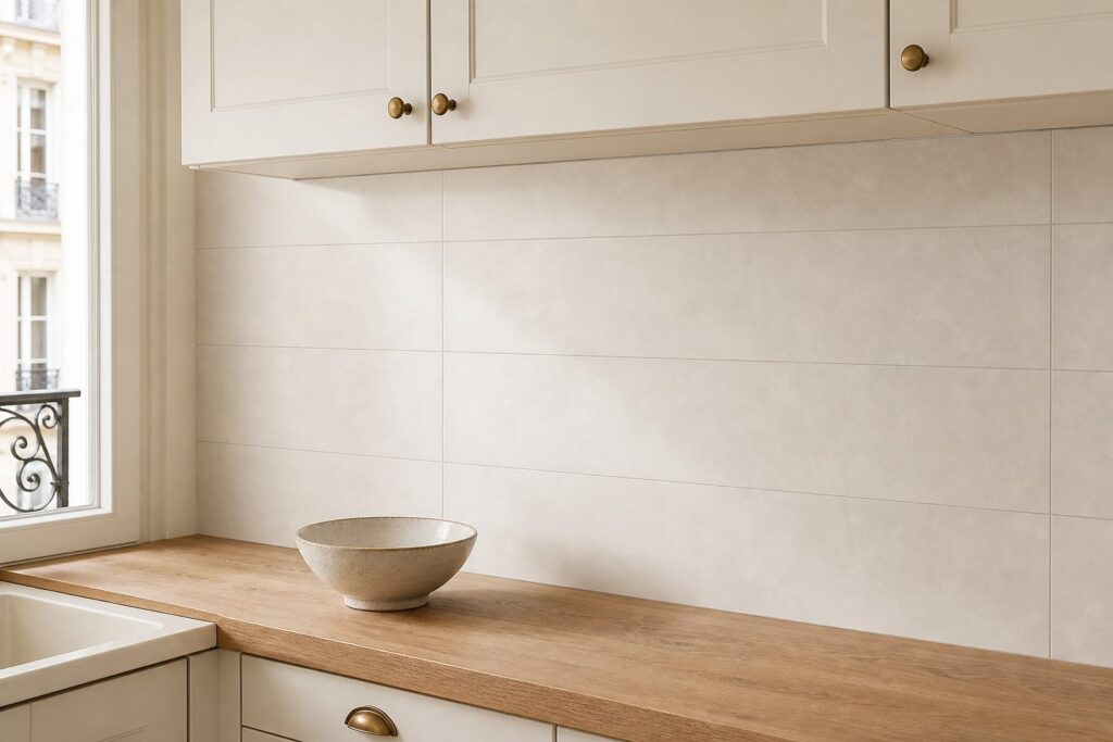 Tomettes & terre cuite Ivory ALURE 30x75 - ambiance cuisine