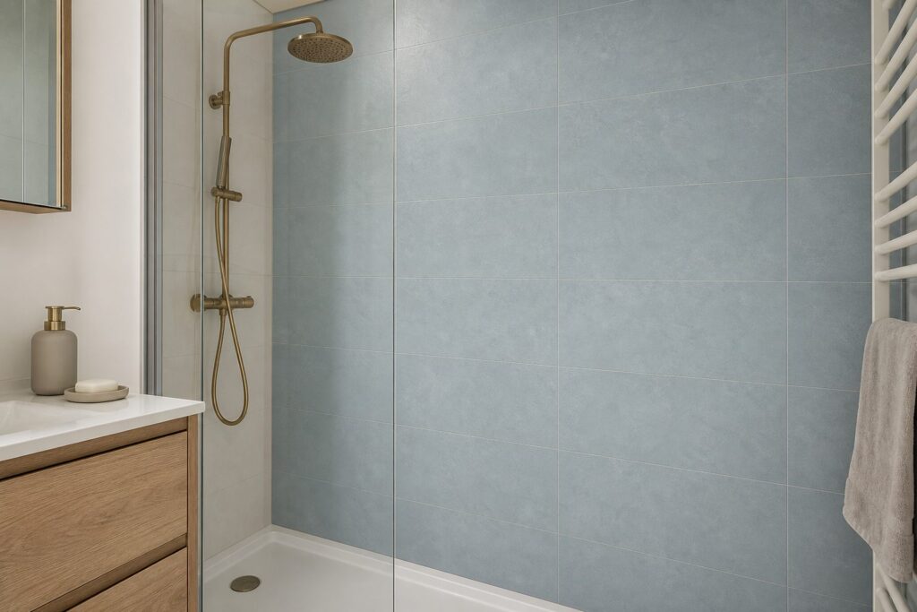 Tomettes & terre cuite Aqua ALURE 25x50 - ambiance douche