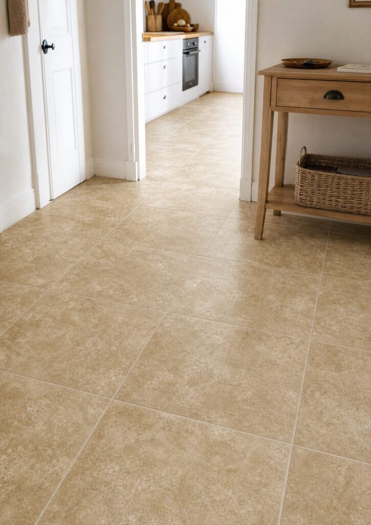 Tomettes & terre cuite Sand SAMIRA 33,3x33,3 - ambiance entrée