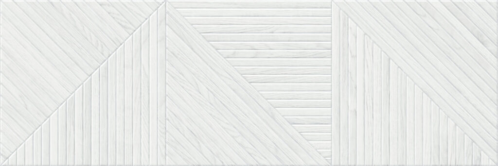 Carrelage imitation parquet White GEOMETRIC 40x120