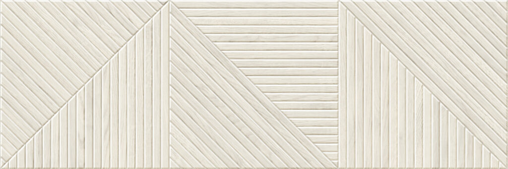 Carrelage imitation parquet Almond GEOMETRIC 40x120