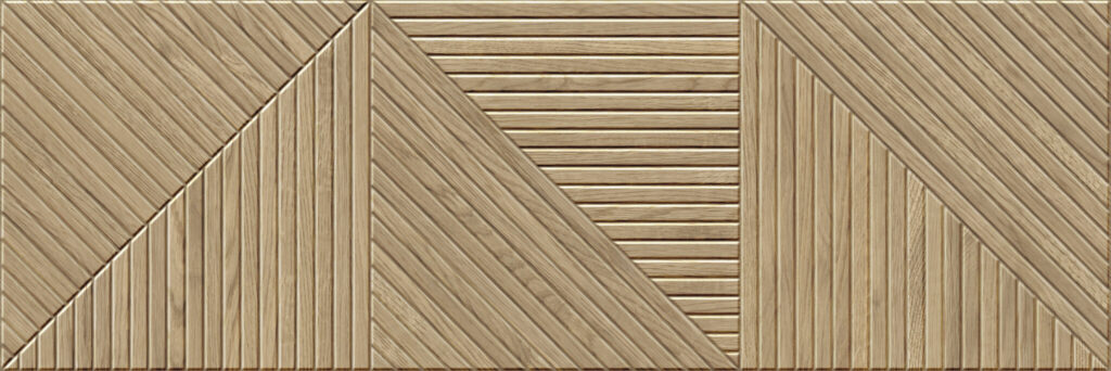 Carrelage imitation parquet Oak GEOMETRIC 40x120