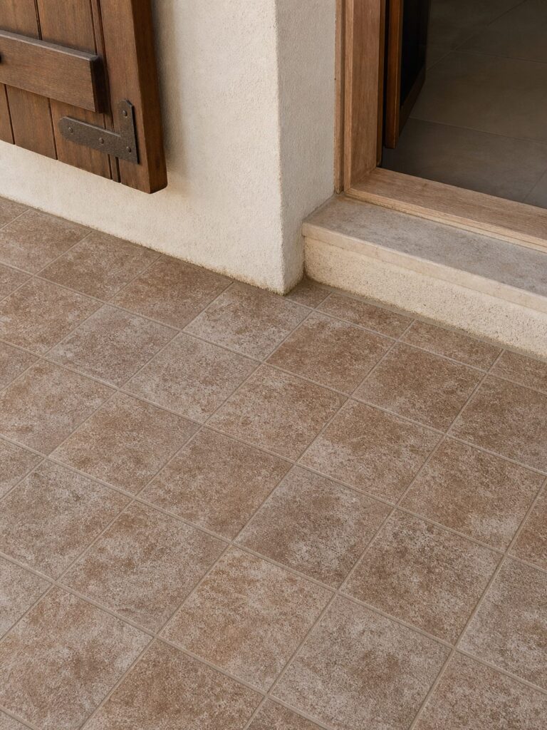 Tomettes & terre cuite Terra SINAI 15x15 - ambiance terrasse
