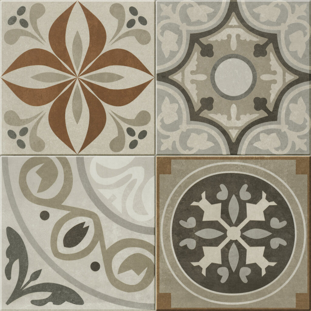 Tomettes & terre cuite Mix PATCHWORK 45x45