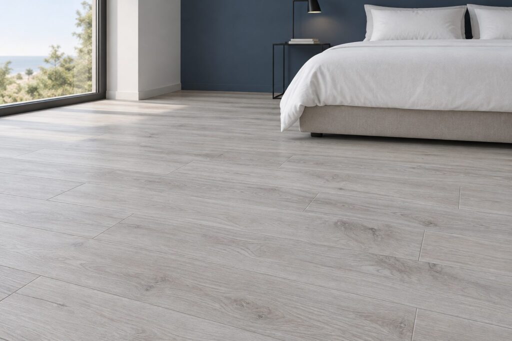 Carrelage imitation parquet Silver VERMONT 23x120 - ambiance