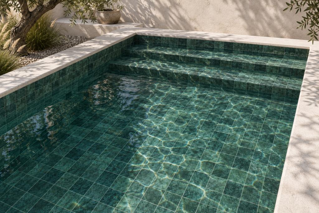 Carrelage Aquamarino effet Pierre de BALI 15x15