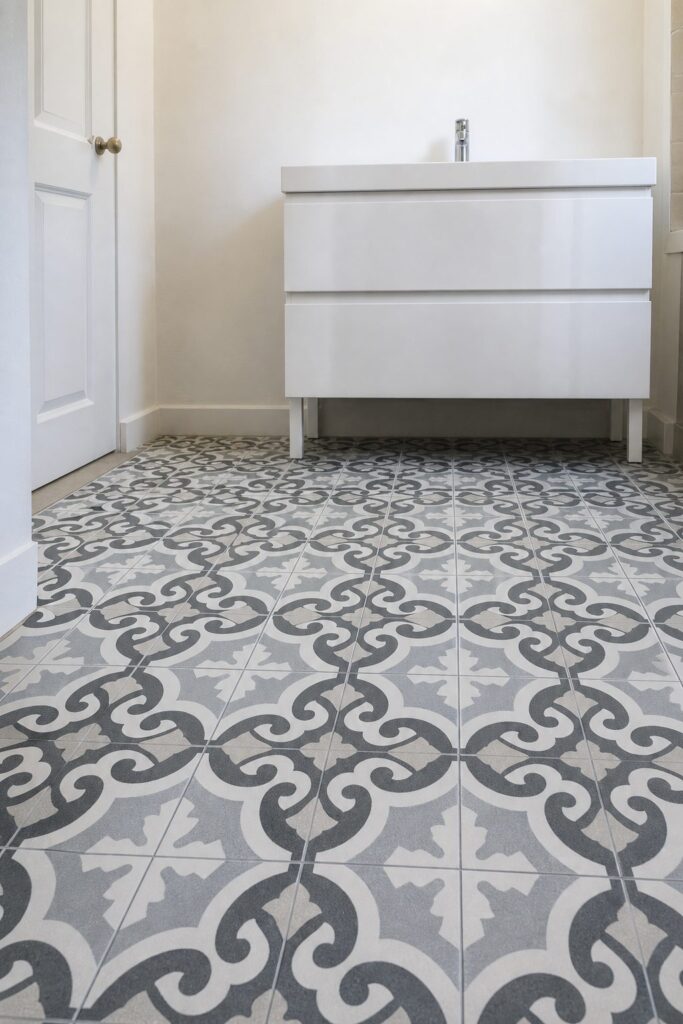 Carreaux de ciment Calipso URBAN 20x20 - ambiance salle de bain