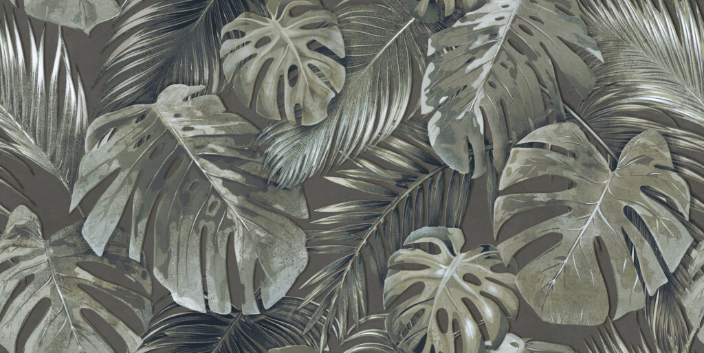 Faïence murale Dark GARDEN ARECA 60x120
