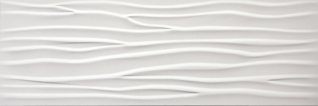 Faïence murale White GLACIAR WAVE 30x90