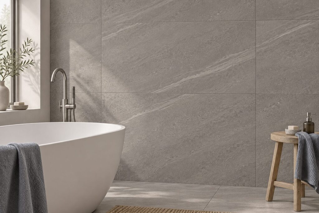Hors quota Greige BURLINGTON 60×120 - ambiance salle de bain